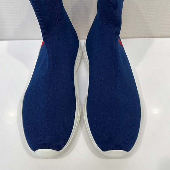 Prada Logo Band Sock Sneakers - Picture 5 of 10